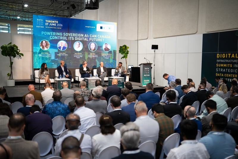 Qu on AI panel at Data Center Nation Toronto 2026