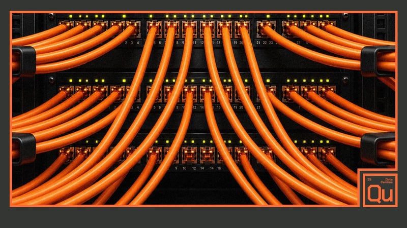 cables protruding from data centre hubs 